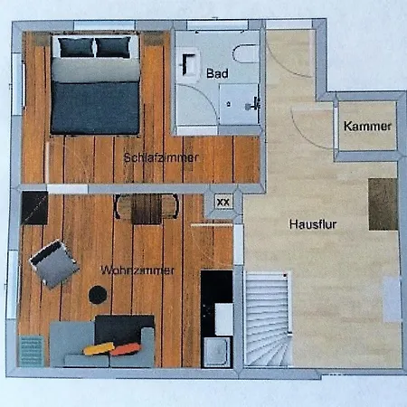 Im Lueftlmalereck, Mussldomahaus Apartment *